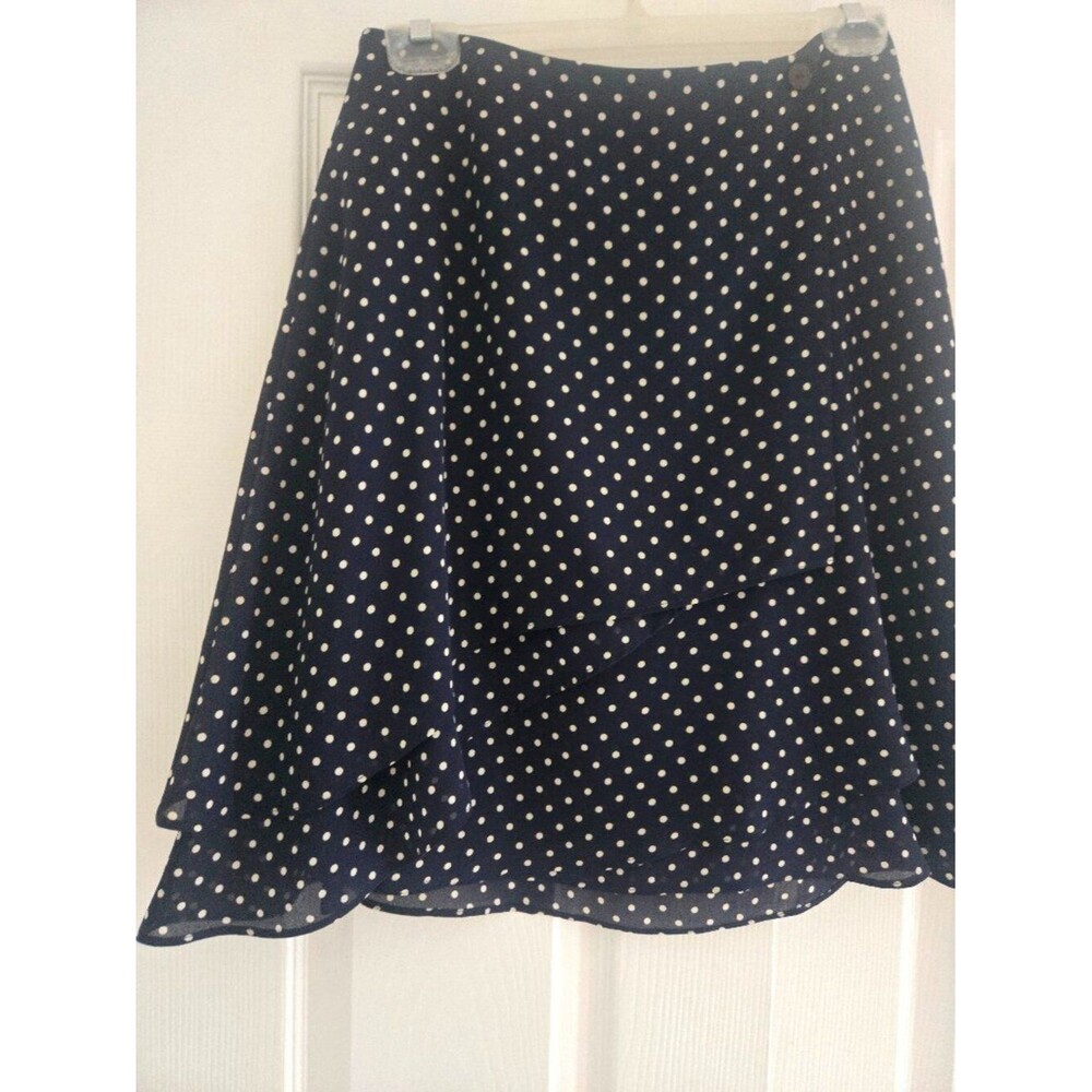 Spiegel Polka dot tiered mini skirt